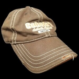 BROWN/ORANGE CABELAS VINTAGE LOOK BASEBALL CAP